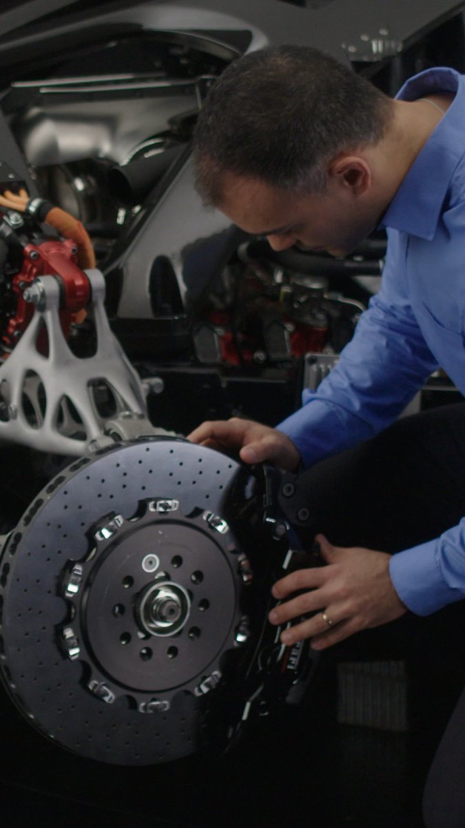A braking system like no other. Can you guess how short the stopping distance is for a #FerrariF80 braking from 200 km/h? Let’s find out with Andrea Ghelfi, Vehicle Testing and Development Team. #FerrariSupercars