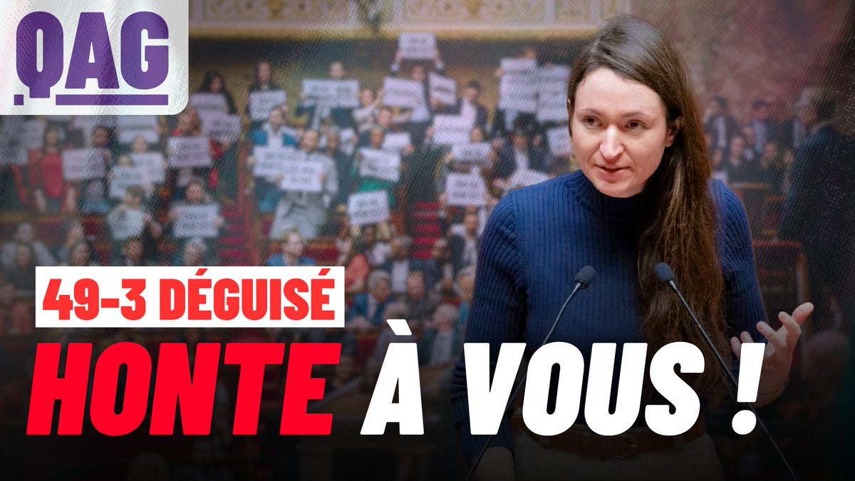 🔴🗣 « Mme la Ministre de l’Agriculture, savez-vous ce qu’est le courage ? Ce que vous n’avez pas eu hier, en actant un 49.3 déguisé sur la #LoiPesticides qui ne concerne que 65 élevages bovins... sur 63 000 ! J'espère que vous avez honte. » - Manon Meunier #DirectAN #QAG
