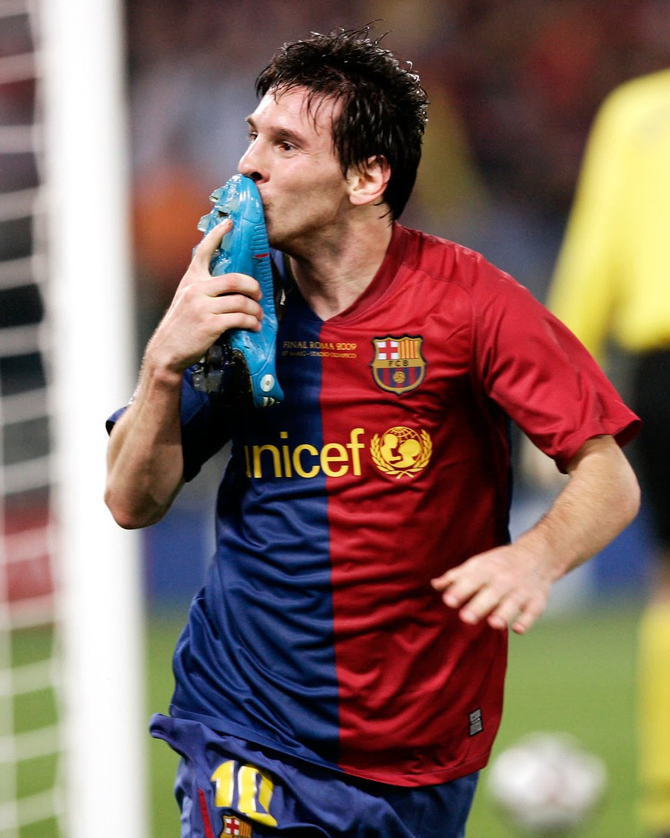 May 27, 2009. Rome. This goal is Messi's personal all-time favorite. 🐐