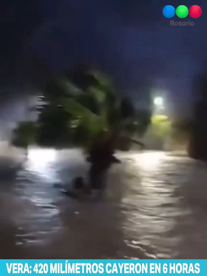 "Vera": Por las inundaciones en esa ciudad de Santa Fe