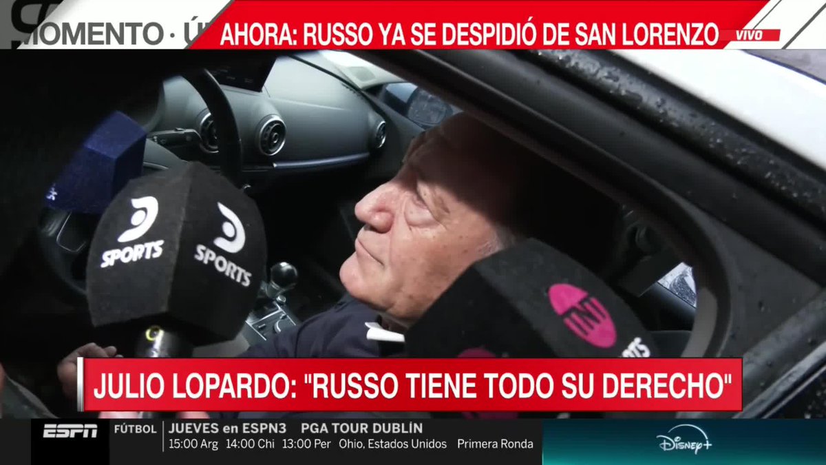 "ME GUSTA GUARDIOLA. EL CHOLO SIMEONE TAMBIÉN ME GUSTA MUCHO", la respuesta de Julio Lopardo sobre quien será el reemplazante de Miguel Ángel Russo como DT de San Lorenzo. 📺 #DisneyPlus
