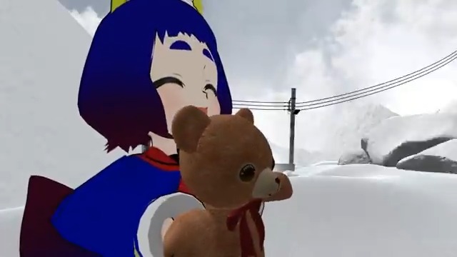 雪山でくまちゃんを紛失したこんちゃん #VRChat