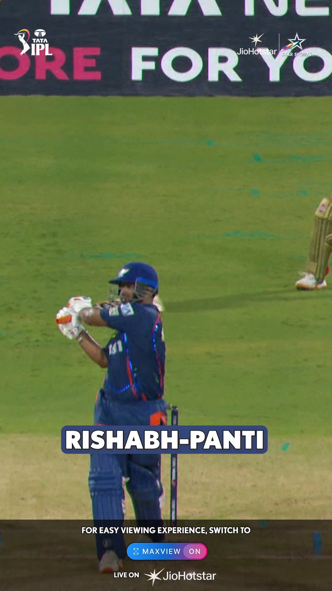 WHAT A SHOT BY CAPTAIN PANT. 🥶