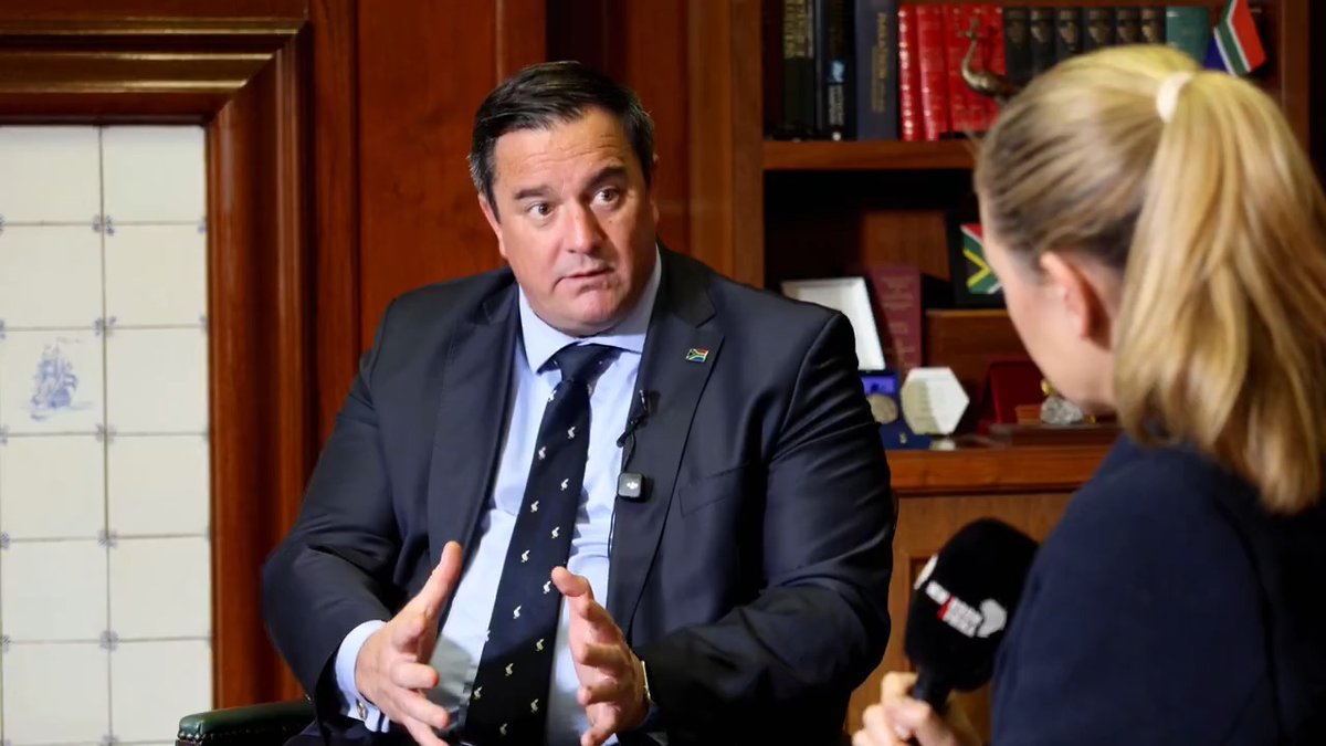During a sit-down interview with Vaylen Kirtley of Newzroom Afrika, I discussed the importance of South Africa's relationship with the United States. Countless jobs, particularly in the agricultural sector, are created and supported by our ability to trade with the US. 🇿🇦