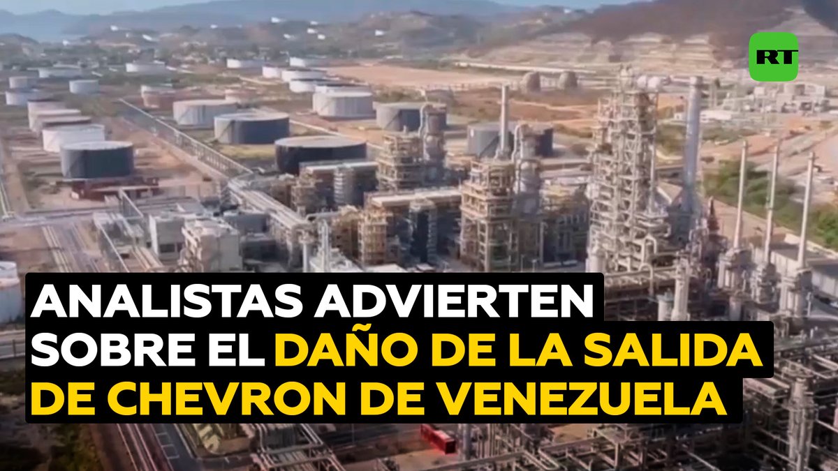 🇻🇪⚡️🇺🇸 Analistas afirman que la retirada de Chevron de Venezuela dañaría el sector energético de EE.UU. Desde Caracas afirman que el cese de las operaciones de la petrolera Chevron en Venezuela perjudicaría al propio EE.UU. con jessica sosa