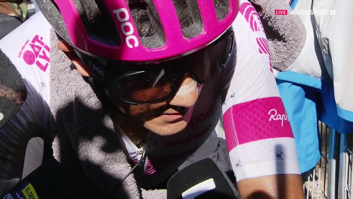 💪 Todo un ejemplo de superación, por Richard Carapaz en Eurosport.es: 📌 "Esa ha sido la motivación, levantarme cuando me he caído e intentarlo una y otra vez" #GirodItalia