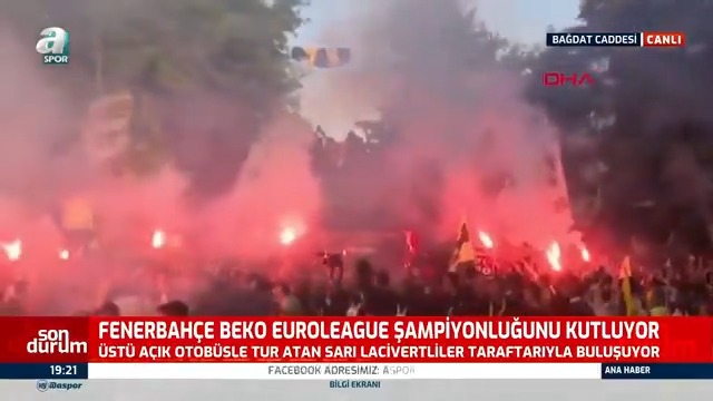 Avrupa Şampiyonu Fenerbahçe Beko, Bağdat Caddesi'nde 🔥