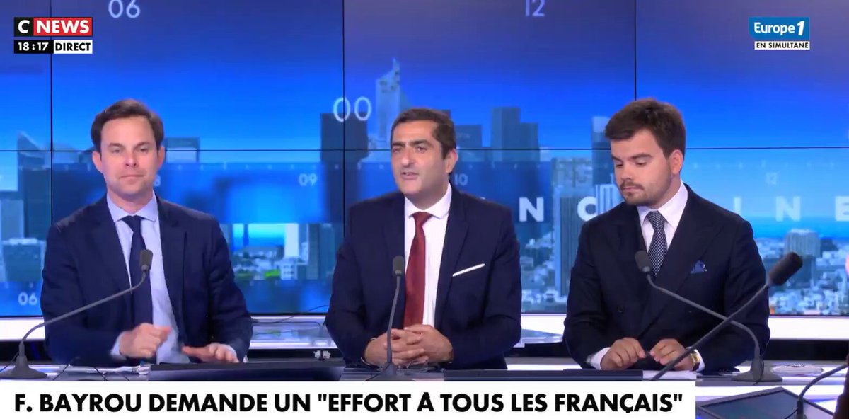 🗣️Marc Touati : "c'est un scandale, ça fait 40 ans qu'on demande aux français de se serrer la ceinture, l'Etat continue d'augmenter ses dépenses publiques, la 🇫🇷 est l'un des rares pays qui augmentent ses dépenses publiques. Le PIB de l'🇮🇹 est revenu au même niveau que celui de la 🇫🇷, elle a le + baissé ses dépenses publiques, c'est la preuve qu'on peut baisser les dépenses publiques tout en augmentant le niveau de vie. Et maintenant, les italiens sont en train de baisser les impôts. La solution, elle est claire. Le drame, nous sommes le pays le n°1 du Monde en termes de pression fiscale et de dépenses publiques. Et que dit on aux français? On va encore augmenter cette pression fiscale, ça n'a aucun sens. Ce qui a le + augmenté, ce sont les dépenses de fonctionnement + 22 % depuis 2021, + 100 milliards d'€, et ça on n'en parle pas. C'est à la puissance publique à se serrer la ceinture pour relancer la confiance, les français n'ont plus confiance dans leur économie, et en plus, on a des services publics qui se sont détériorés ces dernières années, on a des moyens, mais ça n'a pas été bien utilisés."