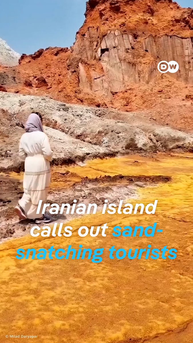 Tourists visiting Iran's dreamy Hormuz Island often take home some of its vibrant red and silver sand. Locals fought back with a viral campaign, and sand started coming back one package at a time.