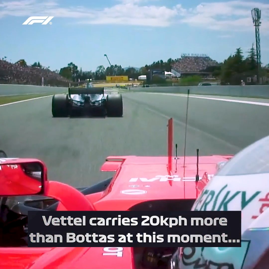 Fastest dummy you'll ever see 💪 Relive Sebastian Vettel's superb pass at the 2017 Spanish Grand Prix #F1 #SpanishGP
