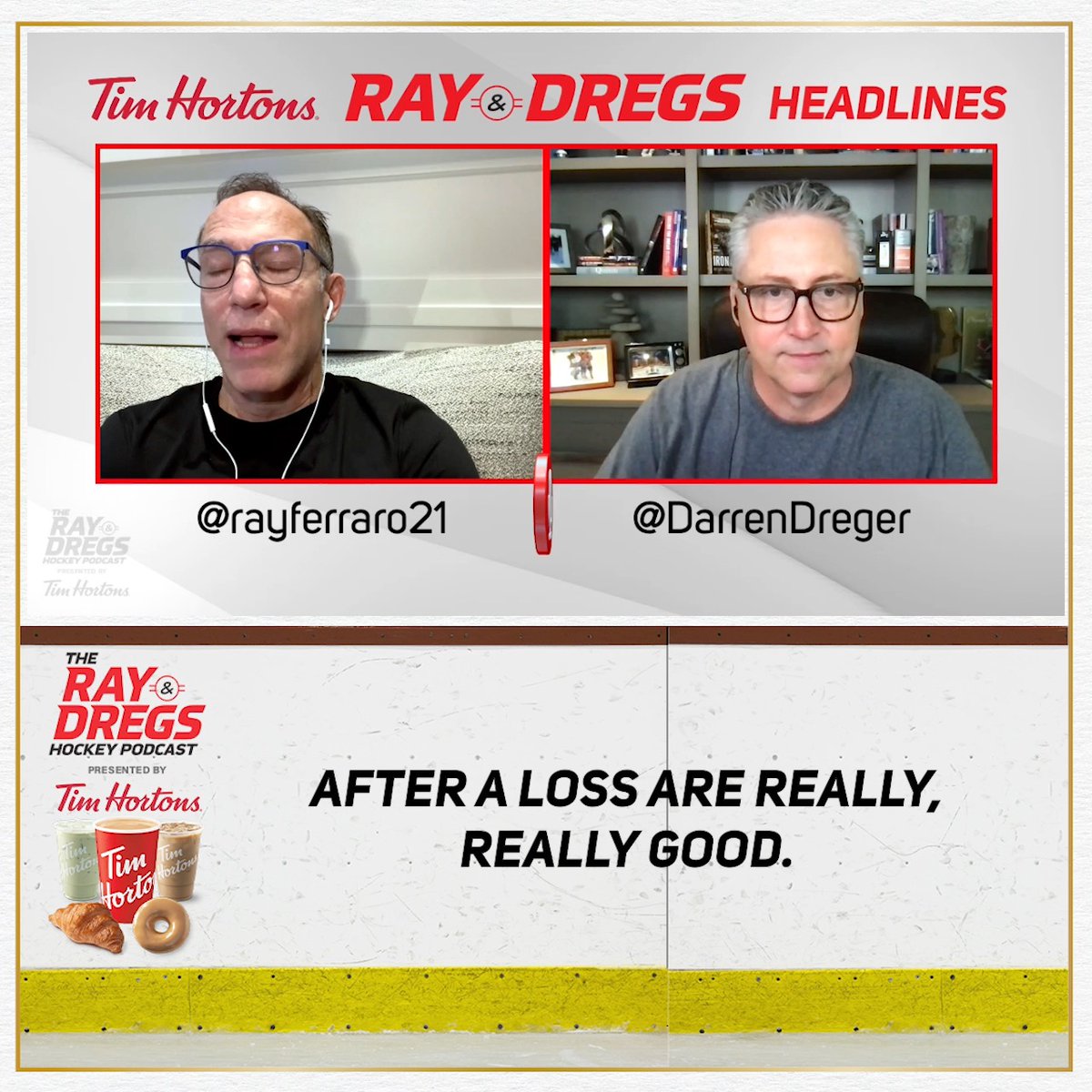 🚨Game 4 Loading in Edmonton...🚨 And Ray dropping stats like wifi drops during a Zoom call. Can Jake Oettinger make a statement in a borderline must-win? Ray Ferraro Darren Dreger discuss in Tim Hortons Headlines! Plus, Ask R&D Anything presented by Aecon Group Inc. Full pod on all platforms here: