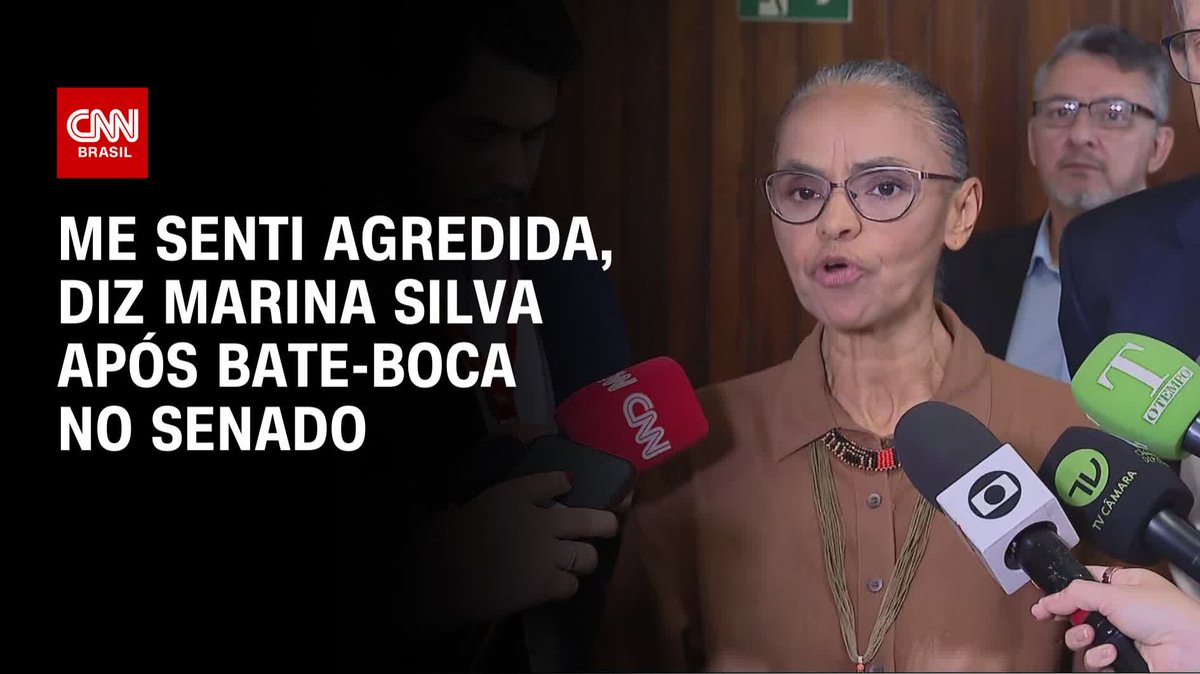 Marina Silva fala após abandonar sessão no Senado; assista #BastidoresCNN