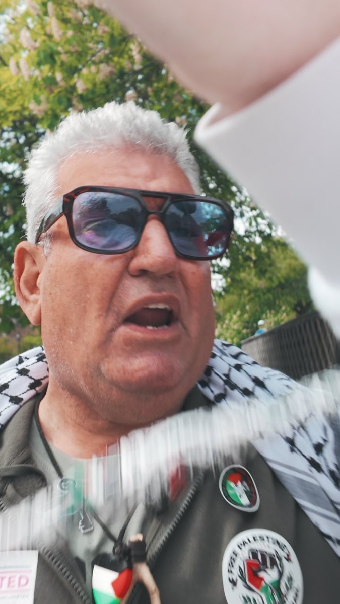 Palestinagubben blev genast aggressiv och vÄldsam nÀr han sÄg mig pÄ andra sidan gatan. Hur hjÀlper detta barnen i Gaza?