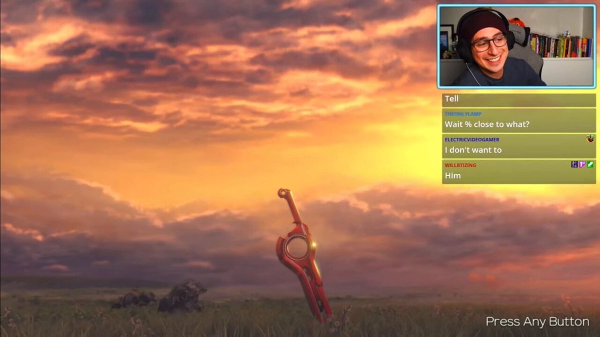 Finally watching Jake Steinberg’s Xenoblade 1 playthrough & seeing a professional writer try to guess the plot is so funny cause he has crumbs of correct info but is also so off 😭 I love how he keeps trying to guess *the twist* but XC1 is special cause there’s like 8 of them and the biggest one is virtually impossible to guess and is still my favorite moment in the entire series and one of my favorite moments in video games tbh. Will definitely be watching more