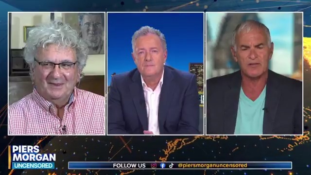 "You've reduced yourself to the level of a holocaust denier!" Watch more of Norman Finkelstein and Benny Morris' debate on Gaza 👇 📺 Piers Morgan | Norman Finkelstein