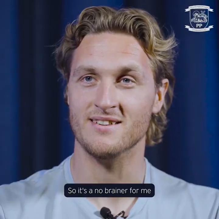 “It feels like home for me.” 🥹 Watch Dan's first interview as a 𝗽𝗲𝗿𝗺𝗮𝗻𝗲𝗻𝘁 PNE player. #pnefc