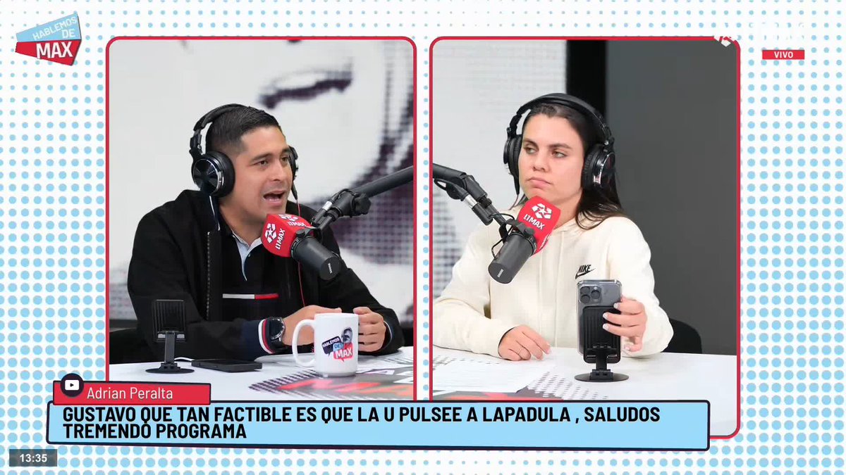 🎙️Gustavo Peralta Coello: "El entorno de Ramos ha dicho que sí le interesaría jugar en #Universitario" Ingresa al programa 👉🏽 #HablemosDeMAX 📺 Conoce cómo ver L1MAX en vivo 👉