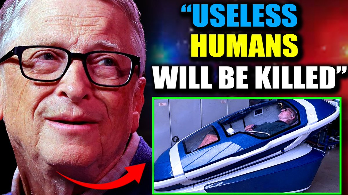 WEF Unveils Bill Gates' "Death Pods" That Remotely Kill "Useless" Citizens Bill Gates told us years ago: a future was coming where the global elite would claim the godlike power to create life - or extinguish it - and decide who gets to live... and who is marked for elimination. We’re no longer looking into the future. That day is here. World Economic Forum linked scientists have unveiled a piece of technology so dystopian it defies belief - a remote euthanasia system designed to target so-called "useless" citizens. The process is triggered by a simple beep and vibration. No appeal. No escape. Just a slow, silent descent into death... decided by an algorithm with access to your personal data.