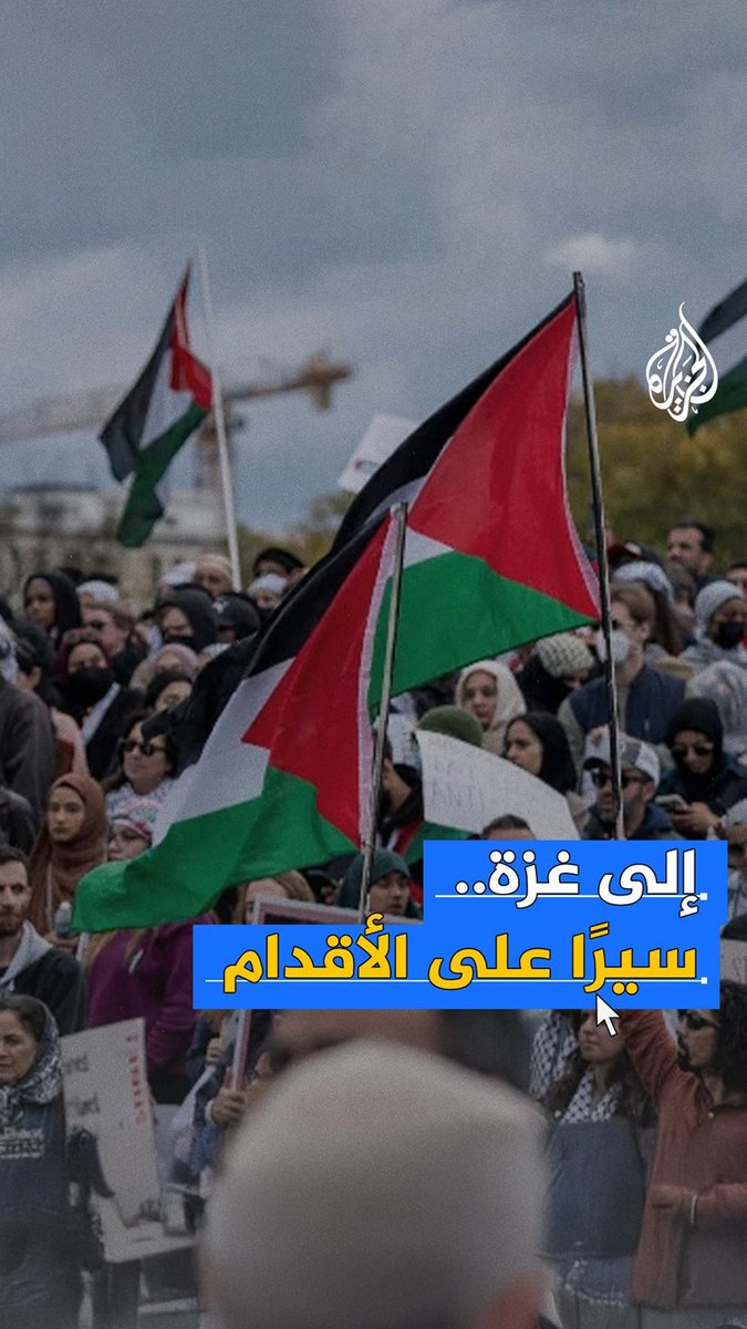 في خطوة غير مسبوقة تهدف إلى كسر الحصار.. ناشطون من 32 دولة يخططون لدخول #غزة سيرًا على الأقدام في مسيرة ستنطلق من #مصر في 12 يونيو القادم