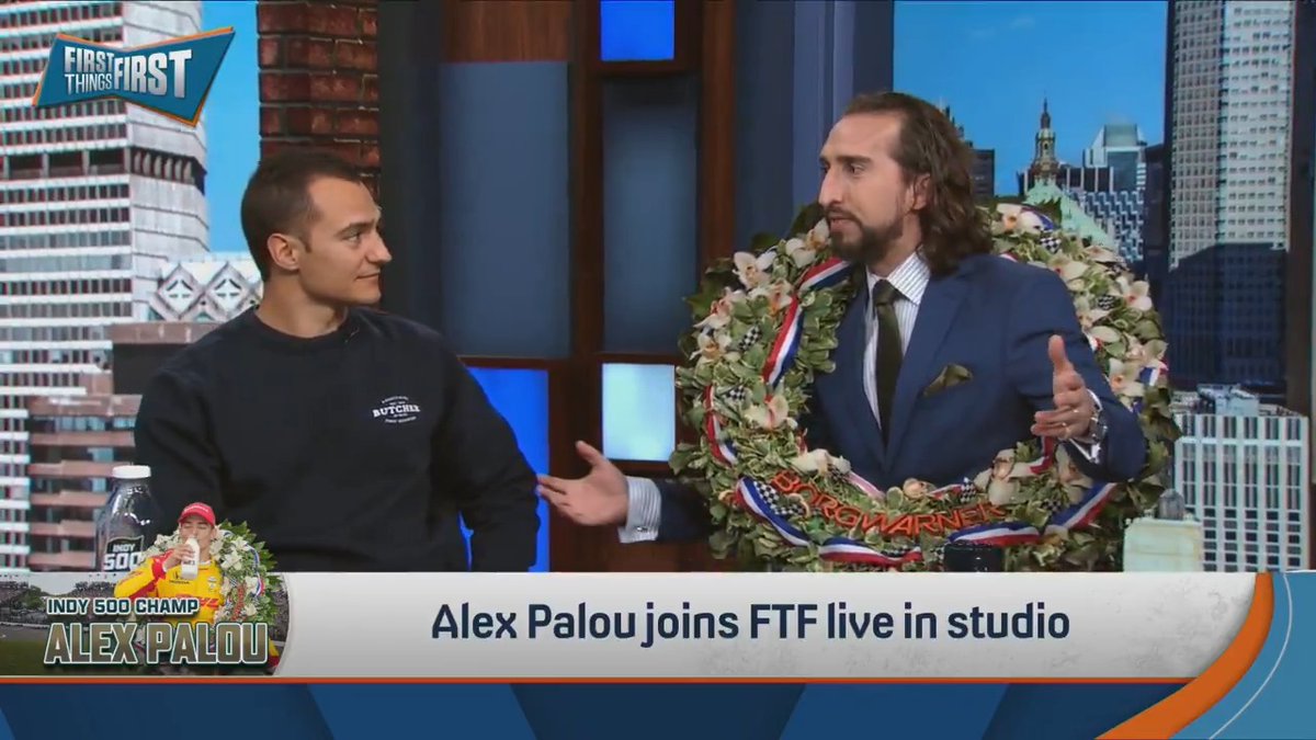 Indy 500 Champ Alex Palou Montalbo and his wreath join the show to break down his experience at the Indy 500 🏁