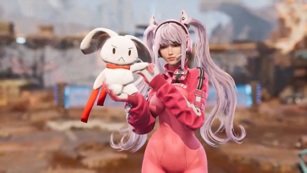 Grab new Stellar Blade cosmetics and items from robo-pup Volt when the Goddess of Victory: Nikke DLC arrives on June 11: