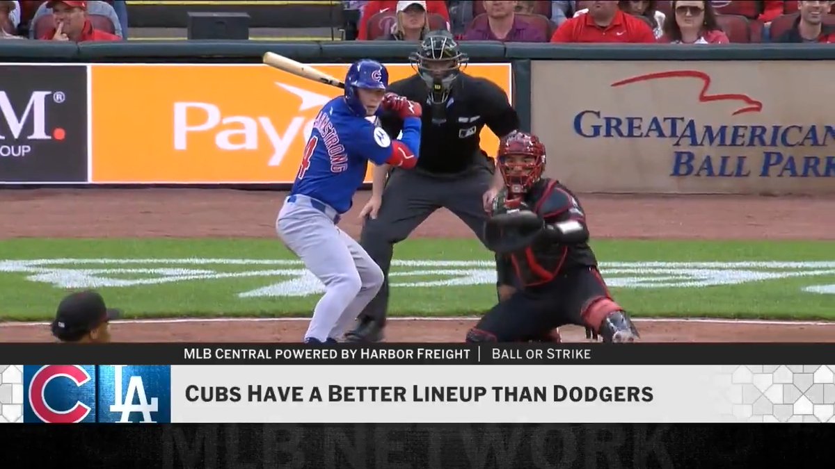 Do the Cubs have a better lineup than the Dodgers? #MLBCentral breaks down the numbers.