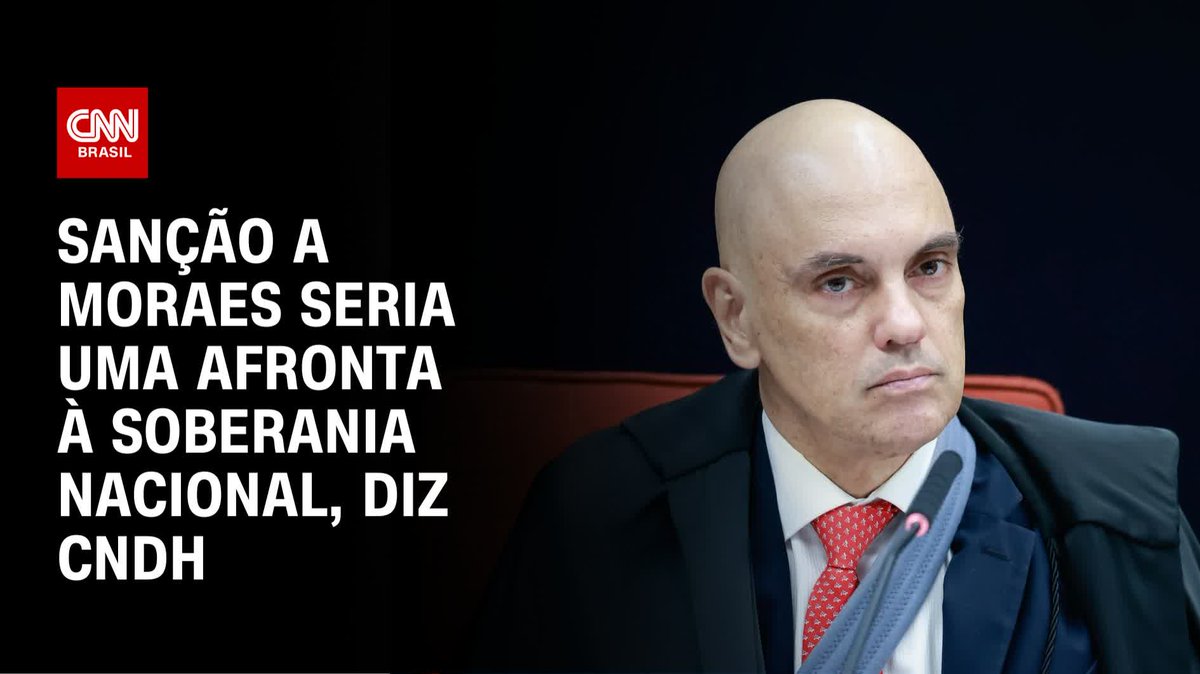 Sanção a Moraes seria grave afronta e sem precedente; assista #CNNBrasil360