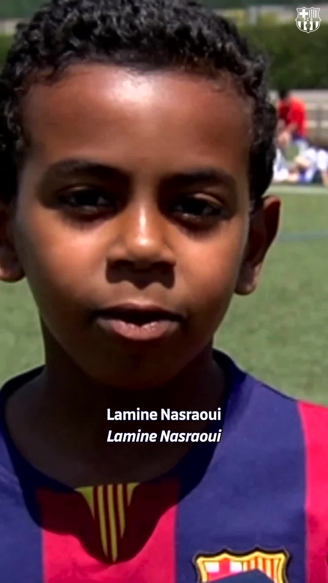 Lamine Yamal Nasraoui Ebana. And I play for Barça. 🫶