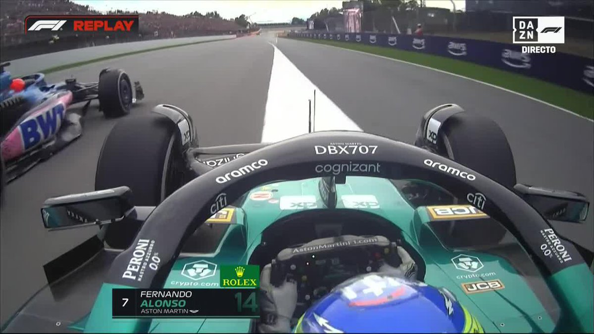 Estoy recordando que esta pasada de Alonso a Ocon hace dos años ha sido el último gran rugido de la grada de Barcelona en un Gran Premio. Qué ganas y qué hambre tenemos de celebrar algo grande, como nos lo merecemos después de tanto tiempo. 😮‍💨
