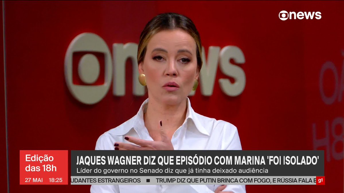 🇧🇷 Líder do governo no Senado, Jaques Wagner diz que incidente com Marina Silva "foi episódio isolado" no Senado.
