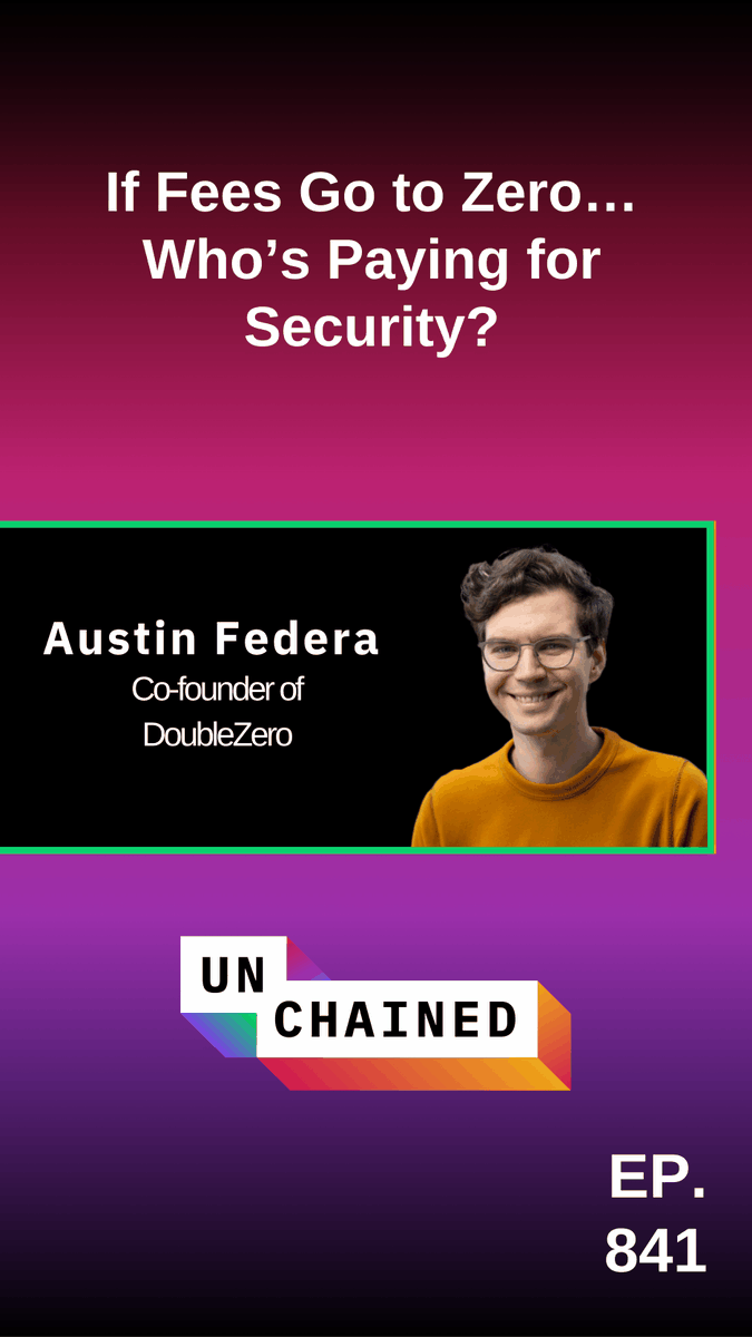 Does ETH rely on charity? 😮 If MEV goes away, and fees collapse, who’s left securing Ethereum? Tom Dunleavy says it’s about aligned incentives. Austin Federa | 🇺🇸 calls that charity 😇