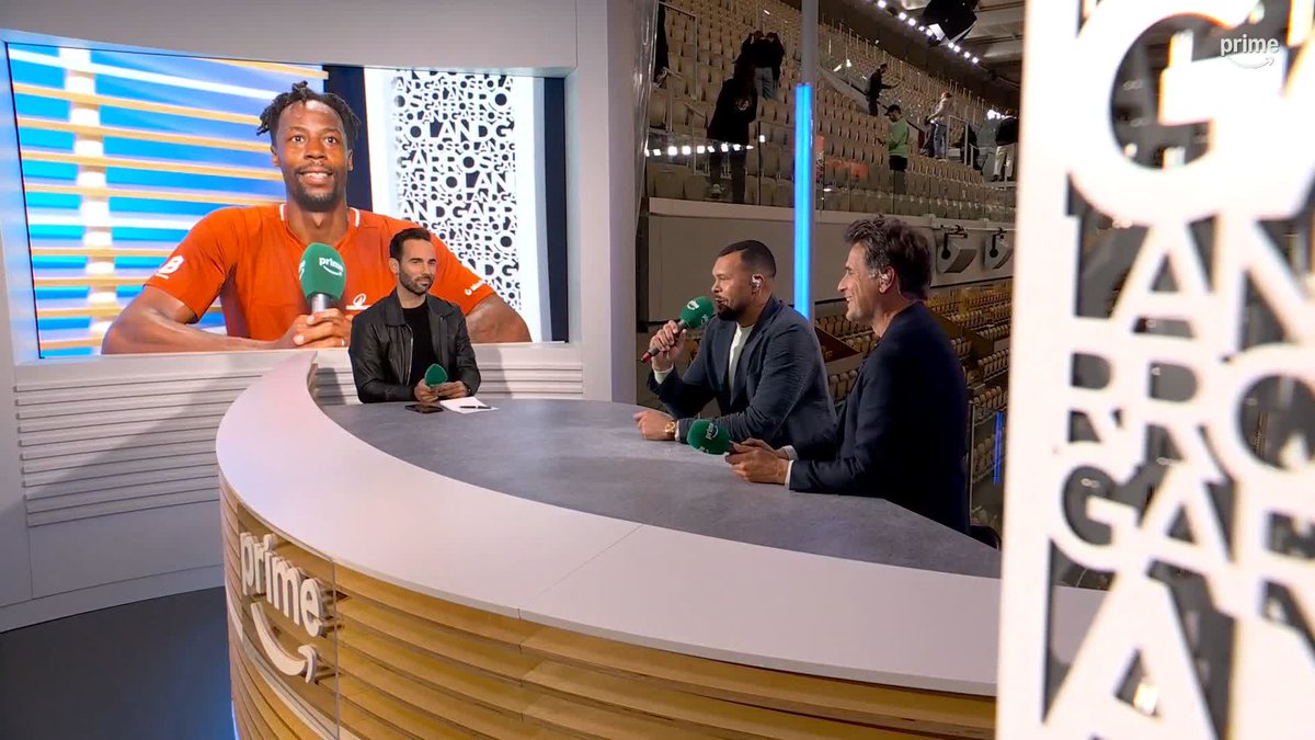 🇫🇷😍 Les retrouvailles en studio entre Gaël Monfils et Jo-Wilfried Tsonga ! #RolandGarros