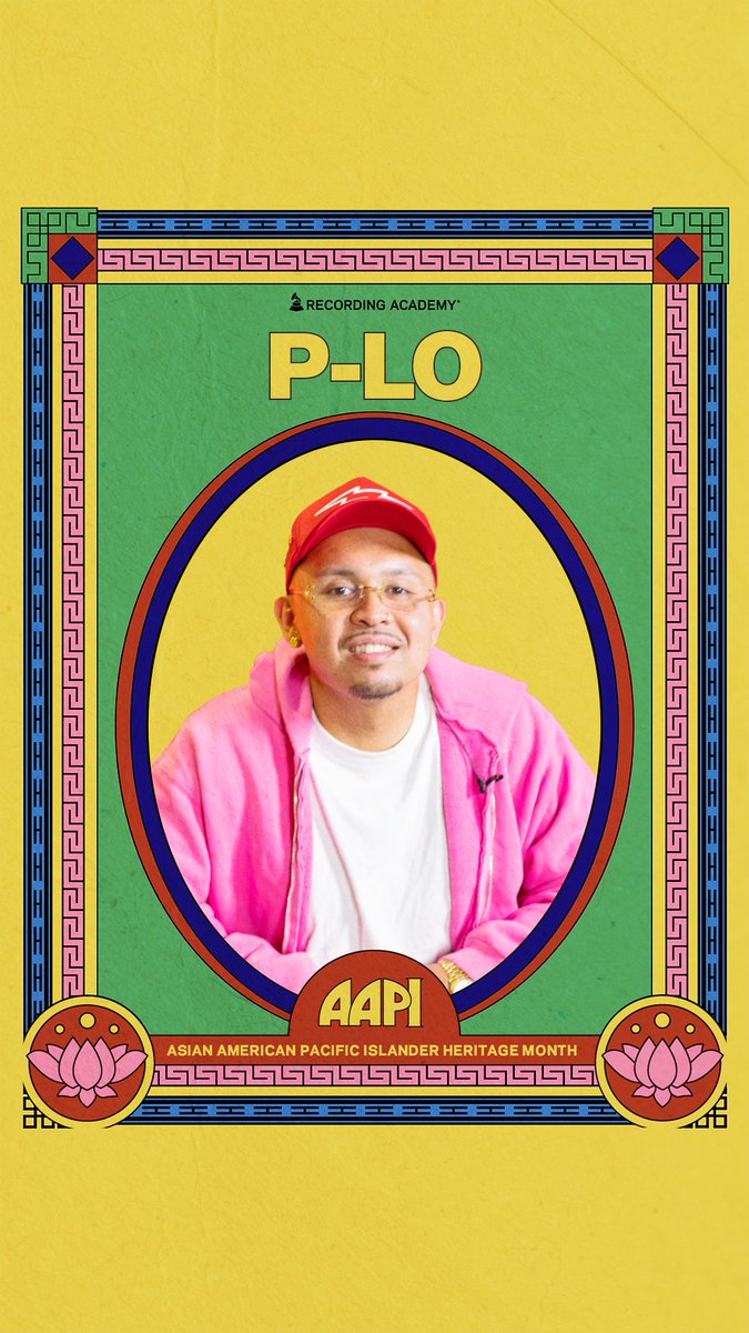 "Rejection is just redirection." ❤️ ⭐️ P-Lo is a Filipino American producer, songwriter, and rapper who recently received the key to his hometown of Pinole, CA. As a founding member of HBK Gang, he helped establish one of the Bay Area's most dynamic hip-hop collectives, bringing together Black, Asian, and Latino artists while creating multiple Bay Area anthems that define the local sound. Beyond music, P-Lo serves as an official ambassador for various Bay Area sports teams, including the San Francisco 49ers, culminating in his 2024 collaboration with fellow Bay Area native 💎 on the team's official anthem "Do It For The Bay." 📲 Join P-Lo and the Recording Academy as we champion AAPI music creators, cultural tastemakers, and a community that continuously rises above and radiates like gold. Download our #AAPIHeritageMonth toolkit at the link in our bio to shout yourself out -- the you that dared to dream: