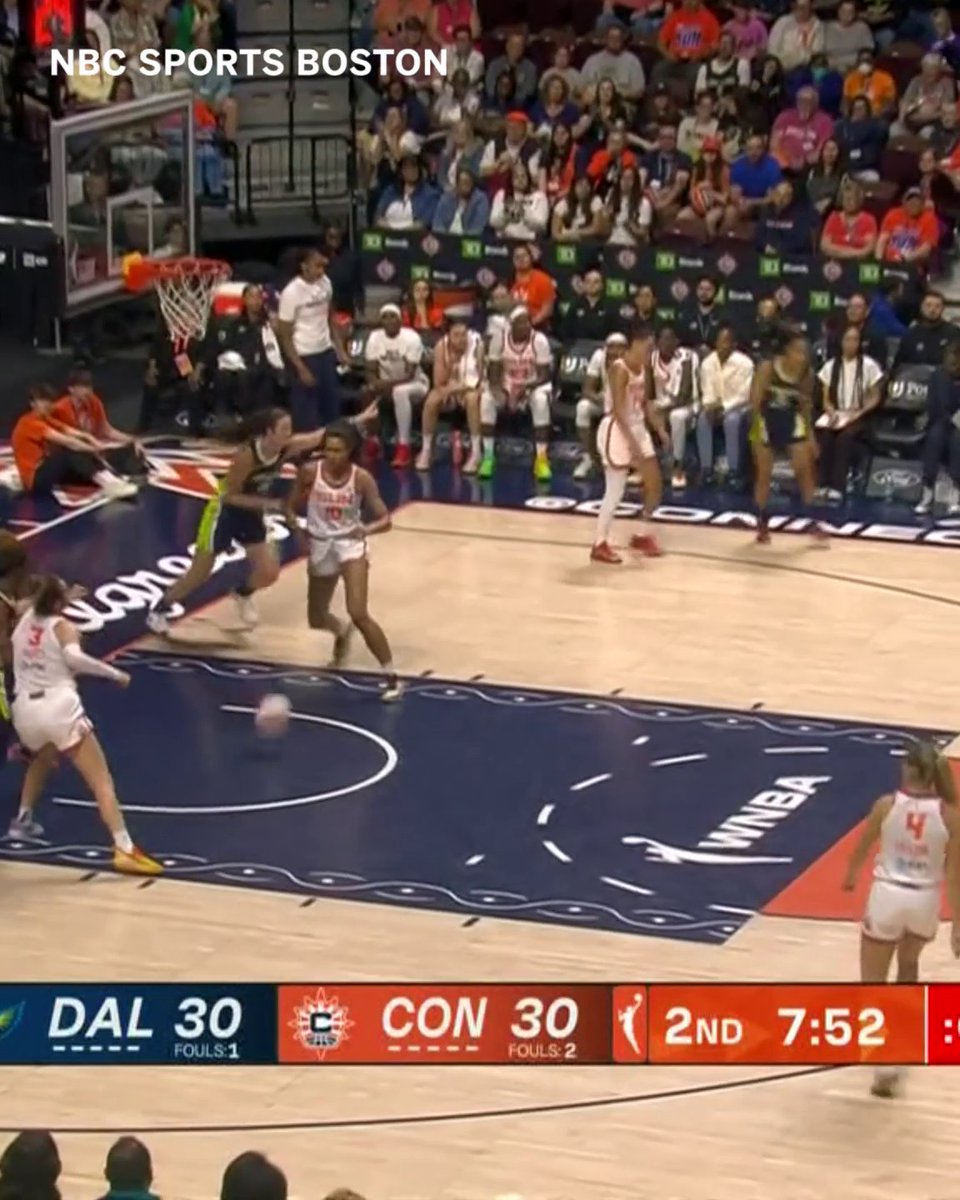 Aziaha James' first WNBA points 🪣 The former NC State star scores in front of her former teammate Saniya Rivers ❤️