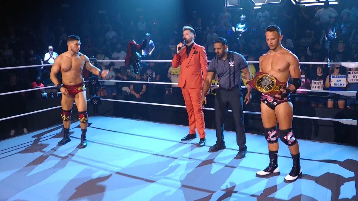 ๐ ON SIGHT ๐ โAll Egoโ Ethan Page and Ricky Saints are going at it already! #WWENXT