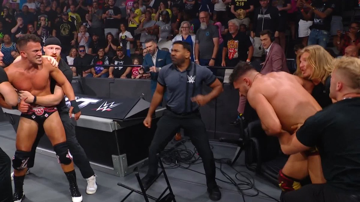 This is absolute CHAOS! 😱 “All Ego” Ethan Page might have just ended Ricky Saints for good!! 😲 #WWENXT