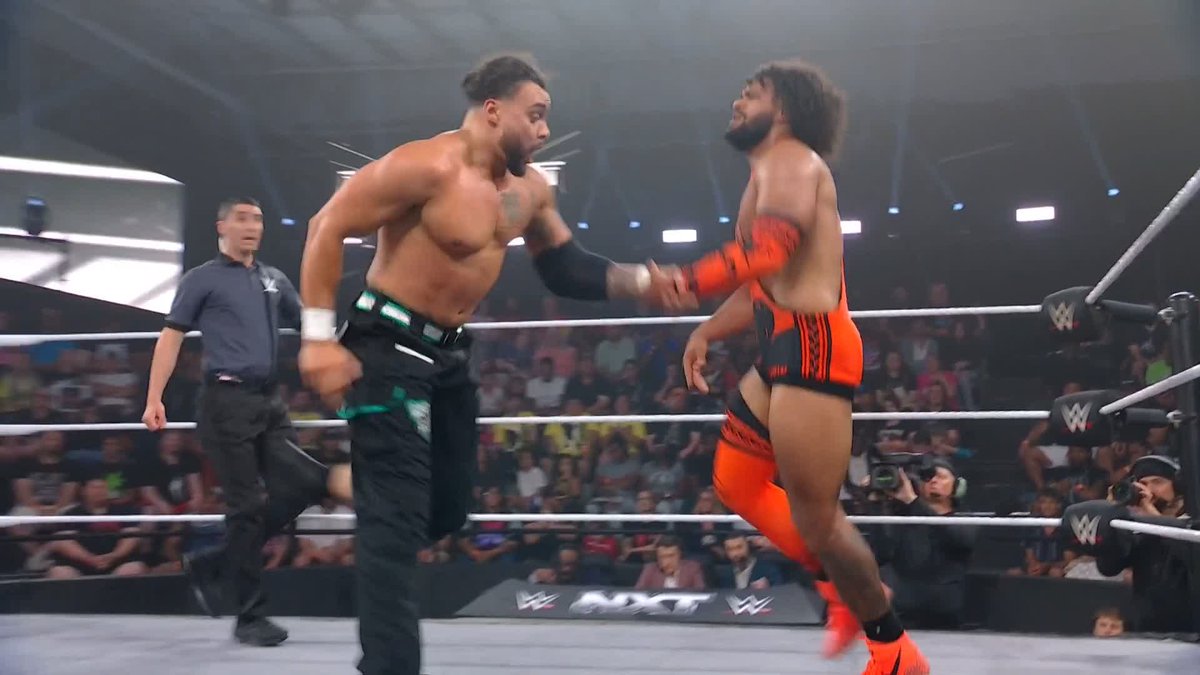 Sheesh! 😳 Mike SANTANA🇵🇷 is showing out! #WWENXT