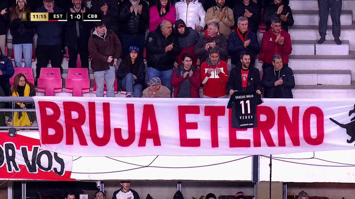 MINUTO 11: HERMOSO APLAUSO PARA LA BRUJA VERÓN... 📺 Mirá TODA la CONMEBOL #Libertadores por #DisneyPlus Premium