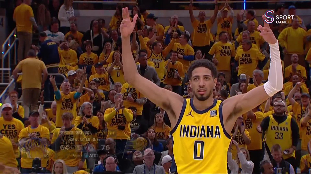 Indiana Pacers üçüncü çeyreğe 7-0'la giriyor 💪