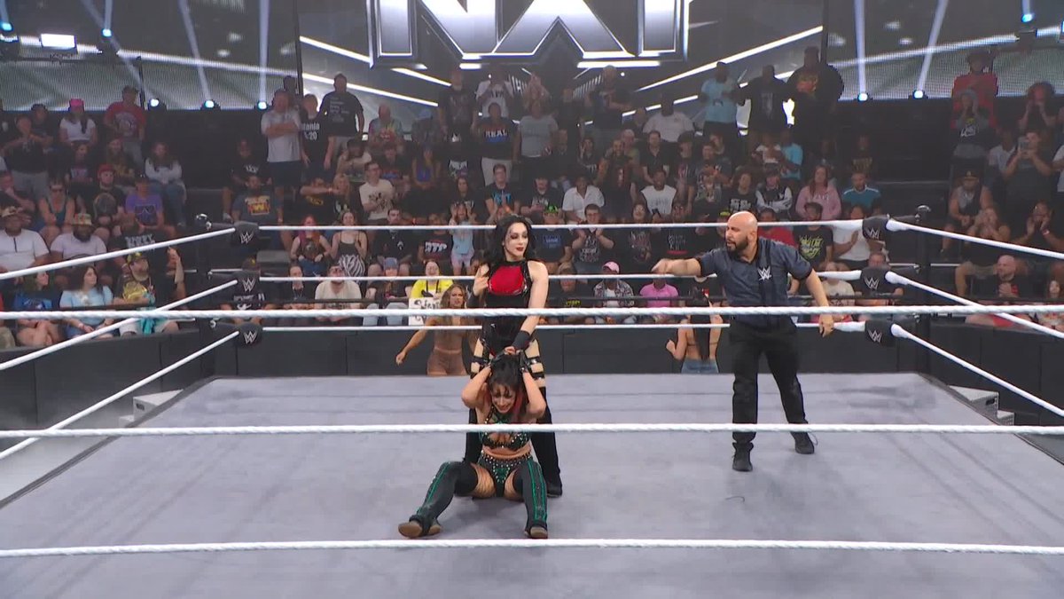 .Jacy Jayne stopped Stephanie Vaquer before she could get going... #WWENXT