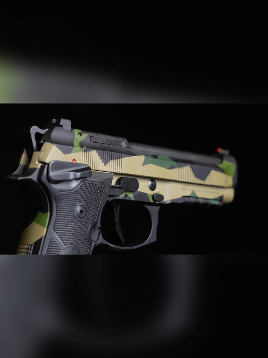 The 92XI in Swedish Splinter camouflage is simply iconic. Beretta USA is proud to partner with Howe Arms on the Limited-Edition 92XI Foreign Combat Series, featuring iconic European combat camouflage patterns. #Beretta #HoweArms #BerettaUSA #Beretta92XI #ForeignCombatSeries