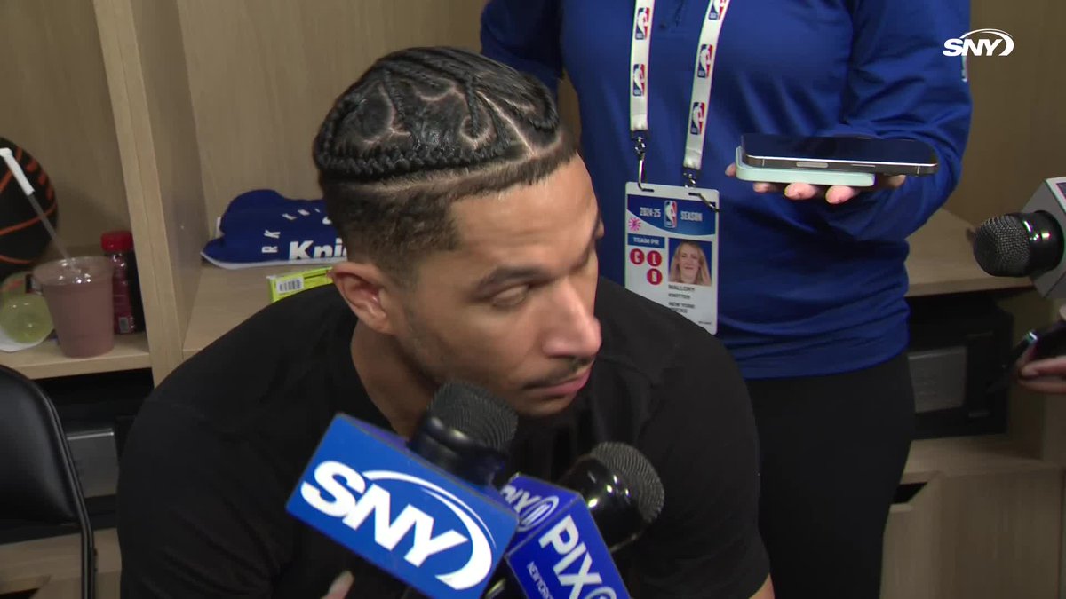 "I've never known this team to quit. That's not the character of the guys we have in the locker room" Josh Hart on the mentality now being down 3-1: