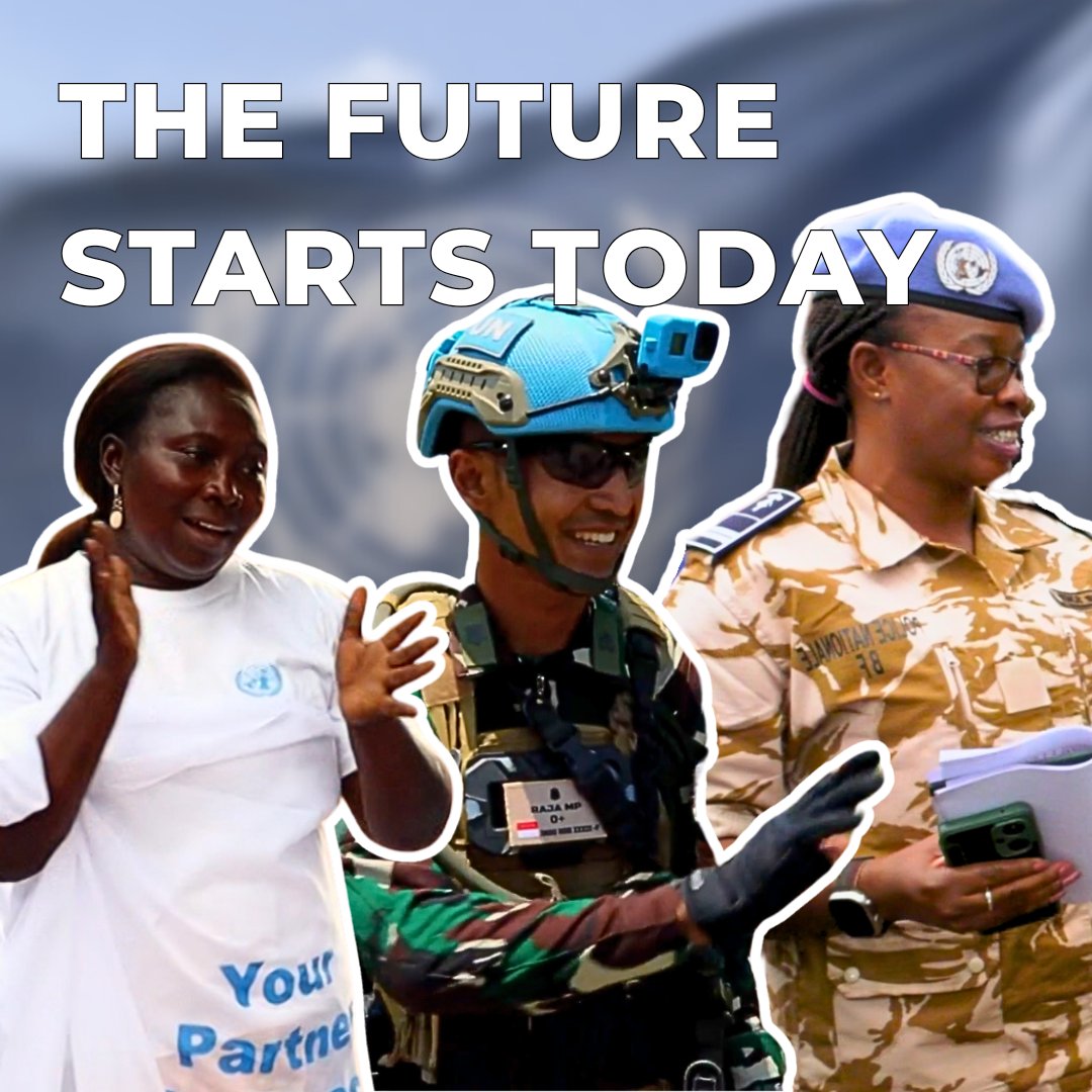 On the International Day of UN Peacekeepers, we honor their service &amp; sacrifice. The people we serve are at the heart of our efforts to build lasting peace. To keep making a difference, peacekeeping must be fit for the future. The future starts today. #PKDay