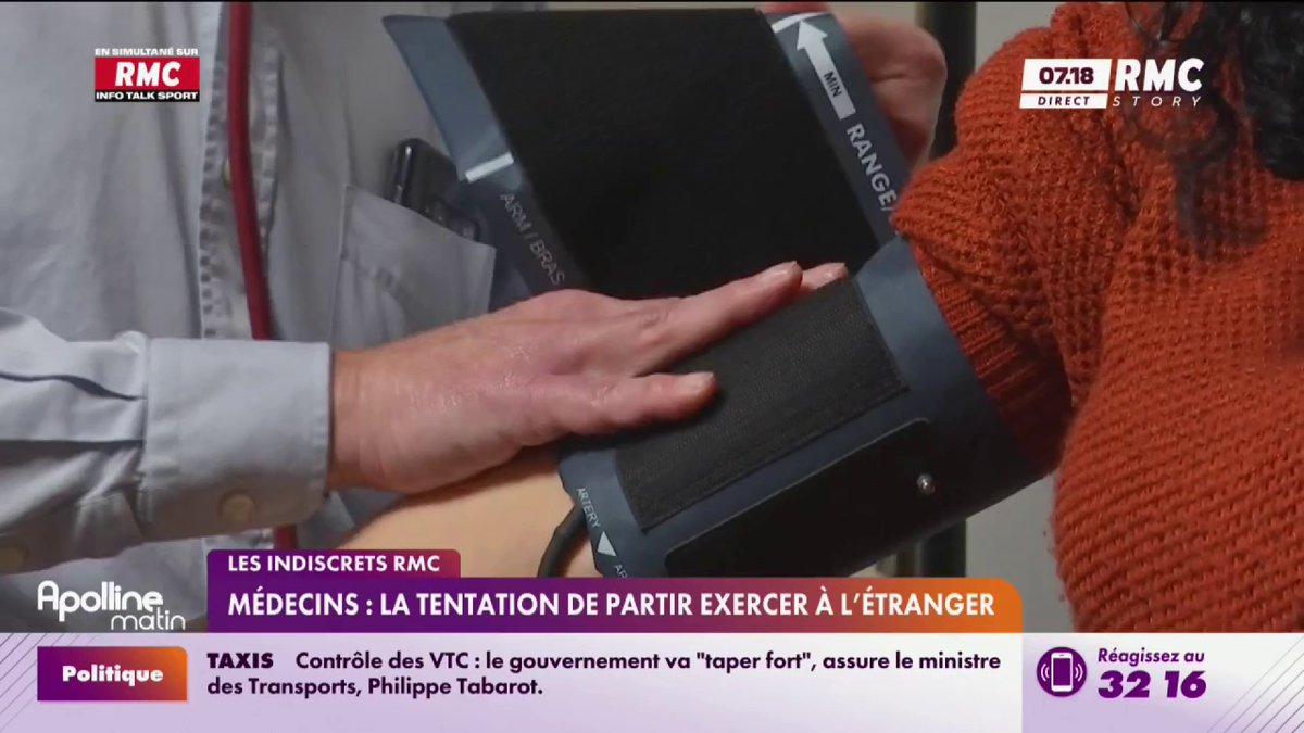 👨⚕️ Trois semaines après le vote de la loi Garot limitant la liberté d'installation des médecins, l’effet se fait déjà sentir : certains jeunes praticiens envisagent de partir à l’étranger. En 2023, 4.500 médecins français étaient expatriés #ApollineMatin