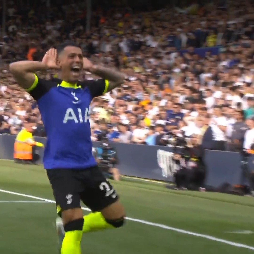 ⚽⚽ Harry Kane ⚽ Pedro Porro ⚽ Lucas Moura On This Day in 2023, we put four past Leeds 🙌 #THFC