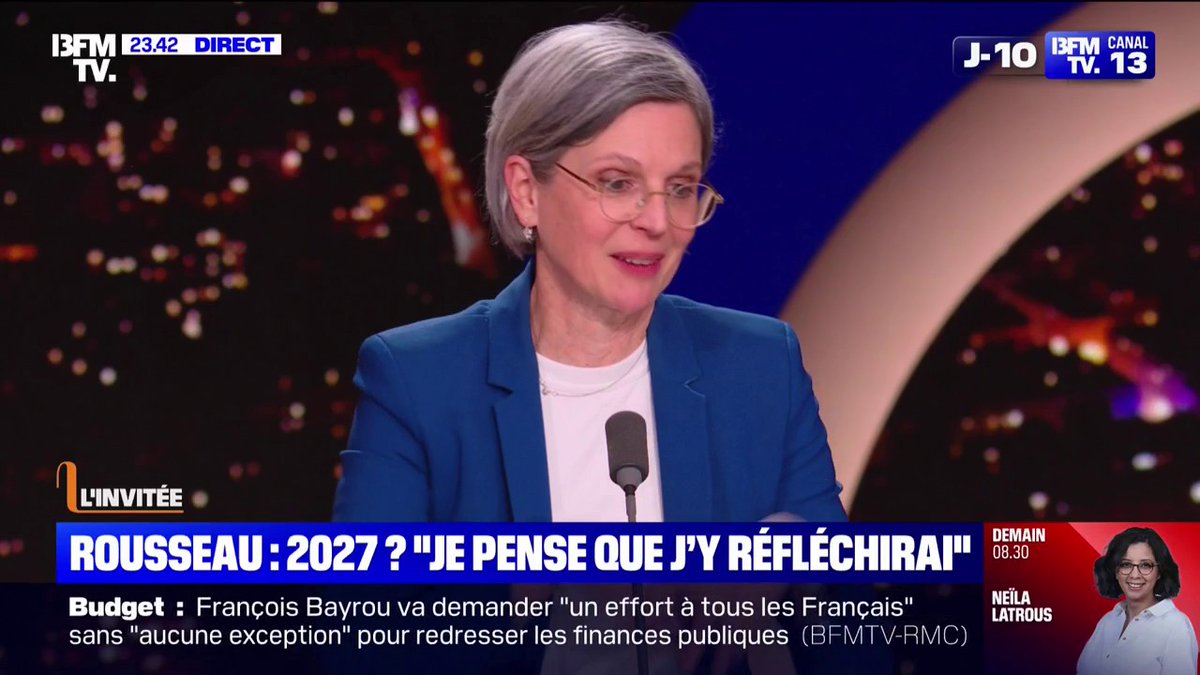 Non Sandrine Rousseau, pas toi, pas maintenant, pas après tout ce combat pour finir par accepter l’idée de se ranger derrière Hollande…