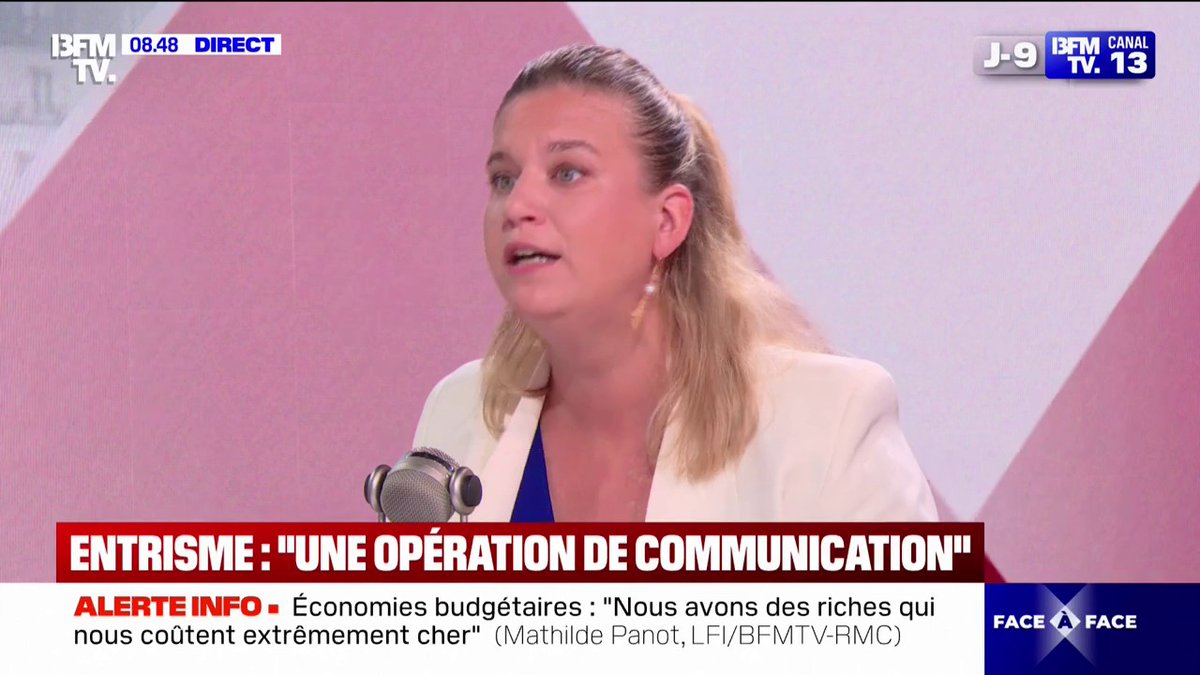 Mathilde Panot (LFI): "L'islamophobie tue, l'islamophobie est dangereuse"