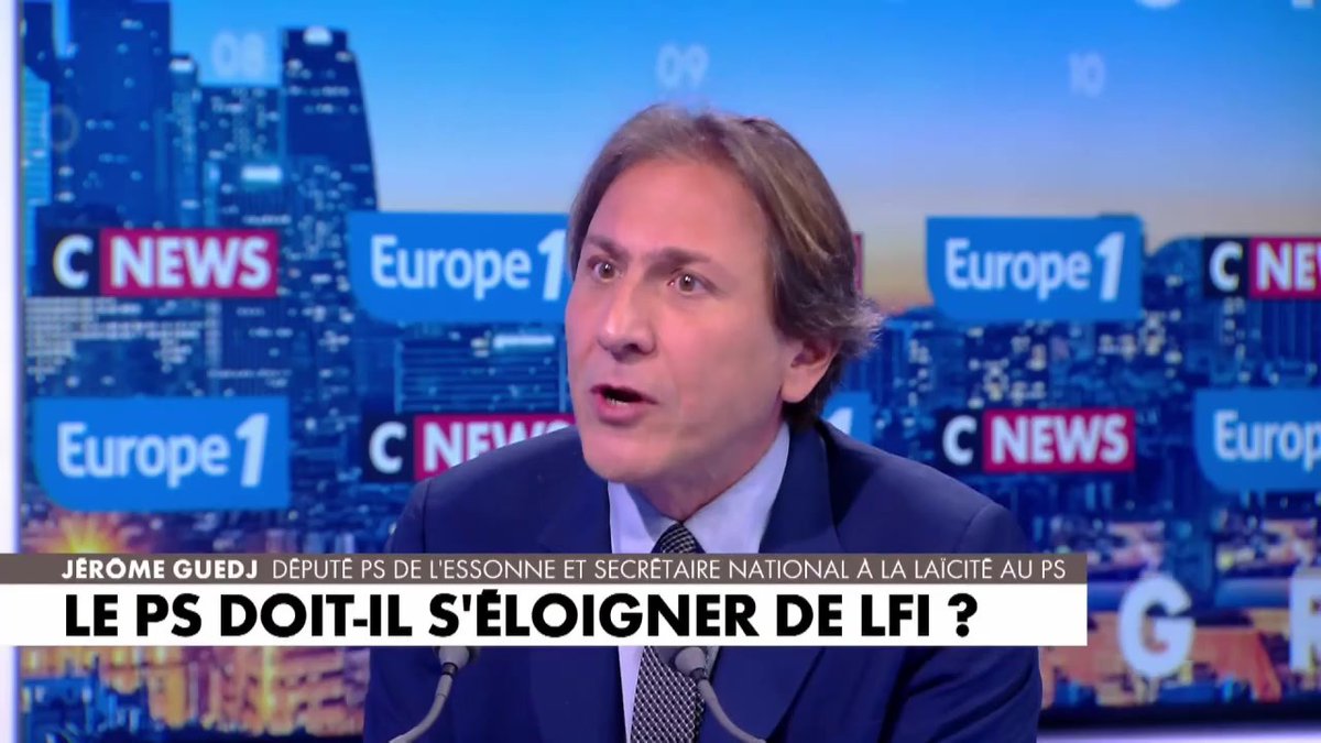 "La ligne d'Olivier Faure est contestée par environ 60% des militants socialistes. C'est un échec", assure Jérôme Guedj, dans #LaGrandeITW sur #Europe1