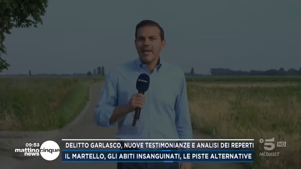 #Garlasco, vestiti insanguinati trovati pochi giorni dal delitto vicino a un canale. Erano legati al delitto di Chiara Poggi? #Mattino5
