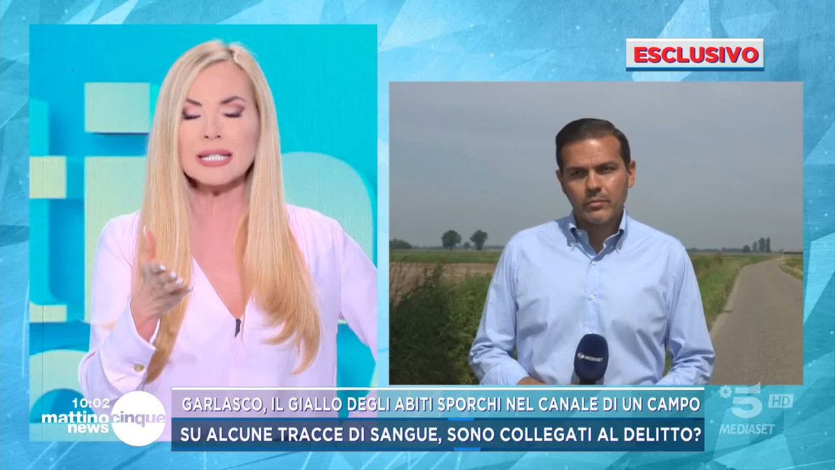 Garlasco e il giallo degli abiti sporchi di sangue vicino a un canale: in esclusiva parla la signora che li ha trovati 18 anni fa #Mattino5